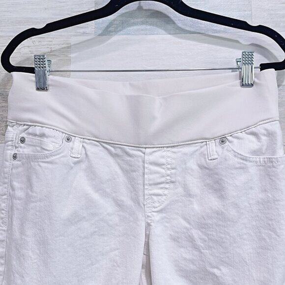 GAP Women's Crisp White Cropped Jeans - Picture 2 of 6